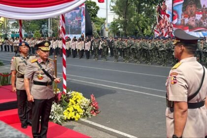 Kapolri Pimpin Upacara Hari Juang Polri 2026 di Surabaya, Kobarkan Semangat Perjuangan Polri untuk Mewujudkan Kemajuan Bangsa