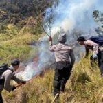 Polres Probolinggo Intensifkan Penanganan Karhutla di Lereng Gunung Bromo