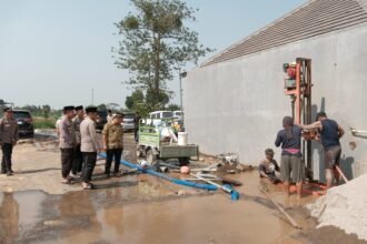 Polres Kediri Bangun Sumur Bor di Yayasan Yatim Dhuafa, Atasi Krisis Air Bersih di Musim Kemarau