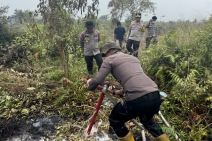 Polda Jambi Gunakan 1.400 Liter Cairan X-Fire untuk Percepat Penanganan Karhutla di Taman Nasional Berbak