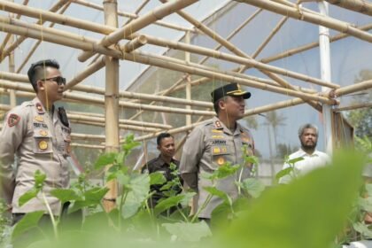 Polres Blitar Kawal Swasembada Pangan Melalui Pemanfaatan Lahan Produktif