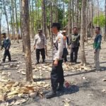 Sinergi Cegah Karhutla, Polres Bojonegoro Sisir Kawasan Rawan di Kedungadem