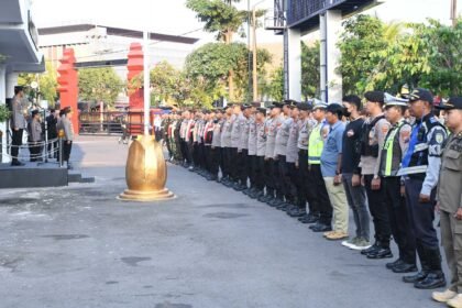 Sinergi Lintas Sektor Polres Madiun Kota Gelar Patroli Siaga Jaga Kondusifitas Wilayah