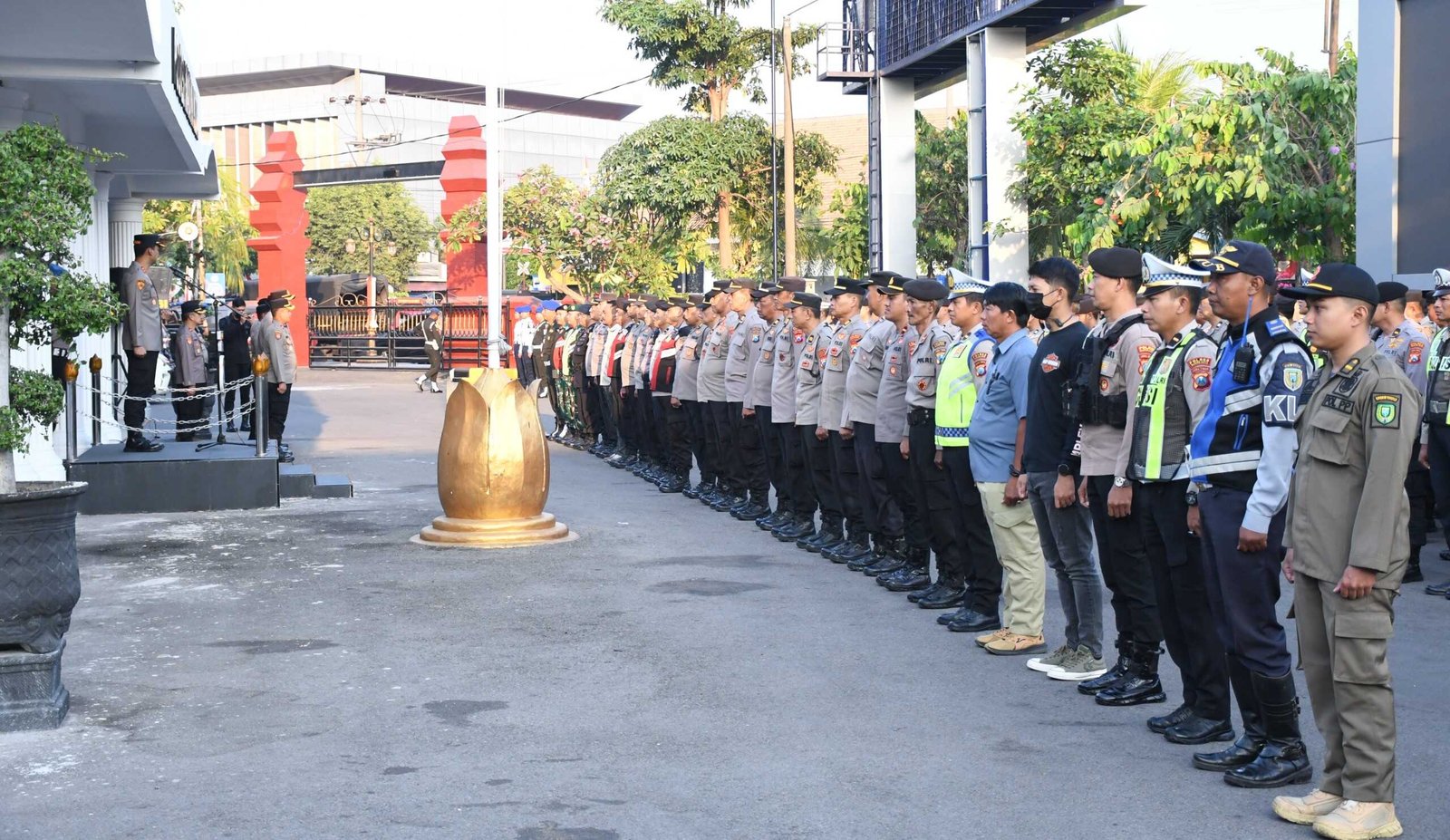 Sinergi Lintas Sektor Polres Madiun Kota Gelar Patroli Siaga Jaga Kondusifitas Wilayah