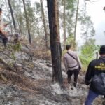 Tembus Ketinggian 1.800 MDPL, Tim Gabungan Polres Blitar Jinakkan Api di Gunung Buthak