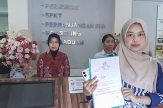 Pemohon dari Kabupaten Malang Turut Menyumbang Padatnya Pelayanan SKCK di Gedung Sarja Arya Racana Polresta Malang Kota