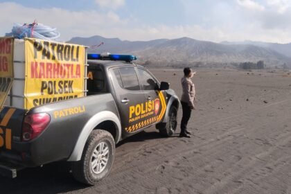 Antisipasi karhutla sekaligus jaga kamtibmas, jajaran Polres Probolinggo intensif patroli rutin di kawasan TNBTS