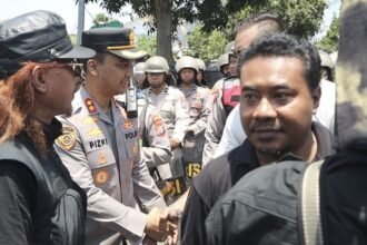 Kapolres Madiun Kota Apresiasi Massa PSHT dalam Menyampaikan Aspirasi, Aksi Damai Berakhir Kondusif
