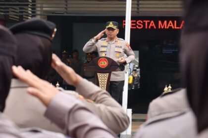 33 Tahun Mengabdi, Polwan Polresta Malang Kota Naik Pangkat di HUT ke-78 Polwan RI