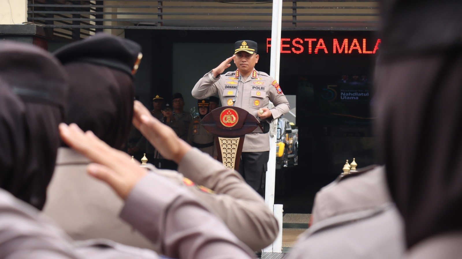 33 Tahun Mengabdi, Polwan Polresta Malang Kota Naik Pangkat di HUT ke-78 Polwan RI