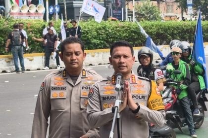 Polda Metro Jaya Apresiasi KBPBI dan KSPSI Sampaikan Aspirasi dengan Tertib