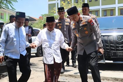 Polres Mojokerto Gandeng Ulama, Silaturahmi ke Ponpes Amanatul Ummah Perkuat Kondusivitas